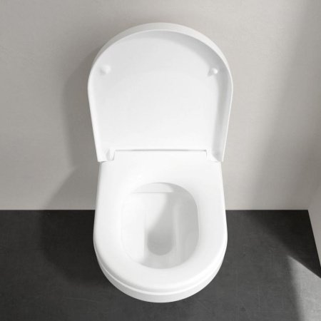 Унитаз подвесной безободковый Villeroy&Boch Architectura Pack 4694HR01 с сиденьем микролифт