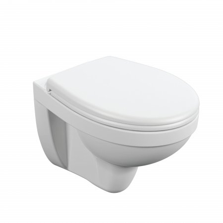 Унитаз подвесной Cersanit Delfi S-MZ-DELFI-PL белый, с сиденьем микролифт