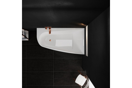 Ванна акриловая правосторонняя Vayer BOOMERANG Гл000009591, 170x90