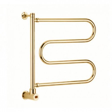 Полотенцесушитель электрический Margaroli Vento 500 530х630 золото