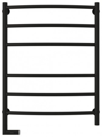 Полотенцесушитель электрический Сунержа Галант 2.0 80х60 черный матовый, подключение правое