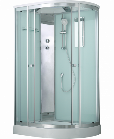 Душевая кабина Timo Comfort T-8802 L C P 120x85x220 профиль хром глянцевый, стекло прозрачное