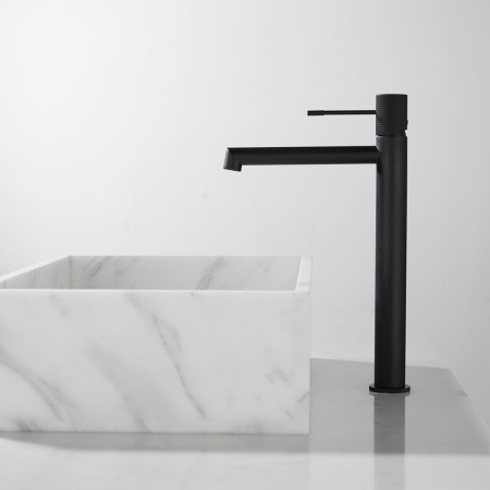 Смеситель для раковины Vincea Desire VBF-1D2MB черный матовый