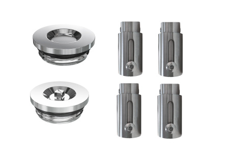 Полотенцесушитель водяной Aquatek Поларис AQ KO1080CH 80х50 хром