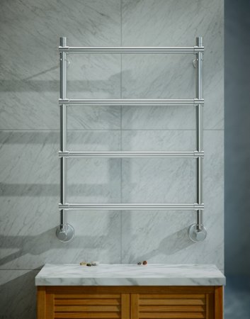 Полотенцесушитель водяной Margaroli Sole 442-4 4424704CRN 720х535 хром