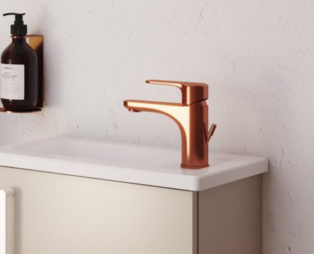 Смеситель для раковины Vitra Root Round A4270626EXP медь