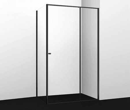 Душевой угол WasserKraft Dill 61S22 100x90x200, профиль черный, стекло прозрачное
