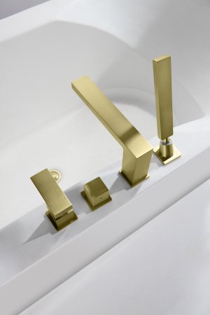 Смеситель на борт ванны Timo Selene 2130/17Y золото матовое