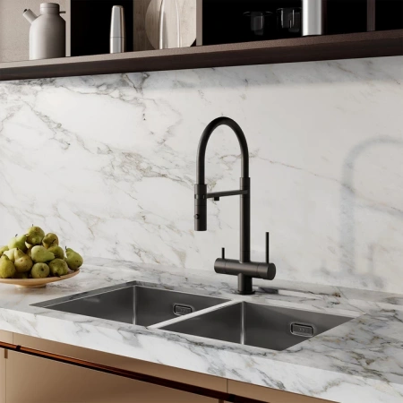 Смеситель для кухни IDDIS Ace ACEBLFFi05 черный матовый