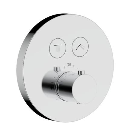 Встраиваемая душевая система с термостатом AQUAme AQM8403CR хром