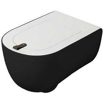 Унитаз подвесной ArtCeram The One THV001 03;00 черный, без сиденья