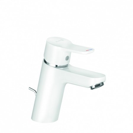 Смеситель для раковины Kludi Pure&Easy 373829165 хром/белый