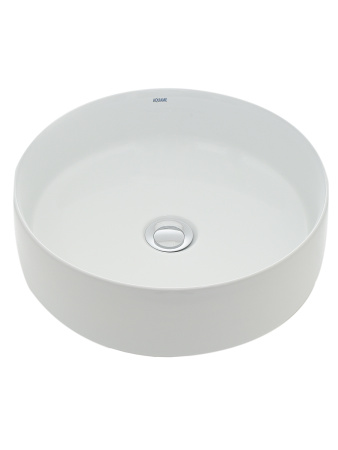 Раковина накладная 40см AQUAme AQM5007 белый