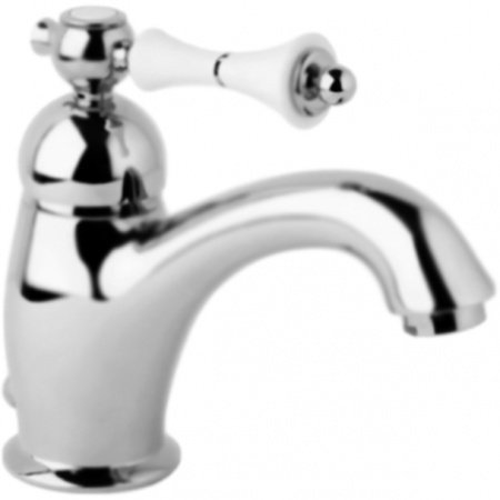 Смеситель для раковины Cezares Margot MARGOT-LSM1-01-Bi/A Хром/белый