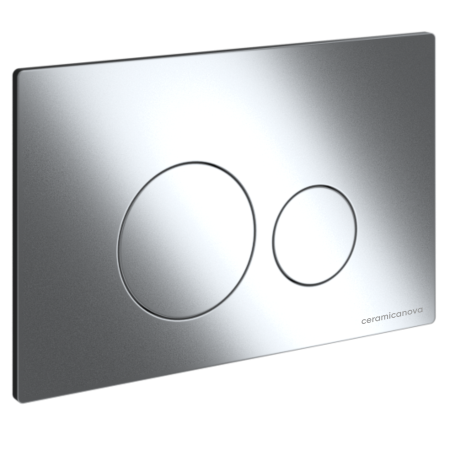 Система инсталляции для унитазов CERAMICA NOVA Envision CN1001CH с кнопкой смыва Round цвет хром и креплениями