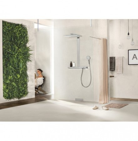 Душевая стойка Hansgrohe Rainmaker Select 27106400 хром;белый