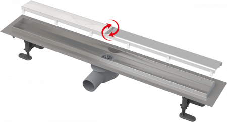 Душевой лоток Alcaplast Modular APZ13-DOUBLE9-950 с ножками и решеткой