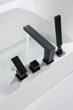 Смеситель на борт ванны Timo Selene 2130/03Y черный матовый