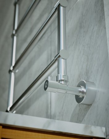 Полотенцесушитель водяной Margaroli Sole 442-5 4424705CRN 900х535 хром