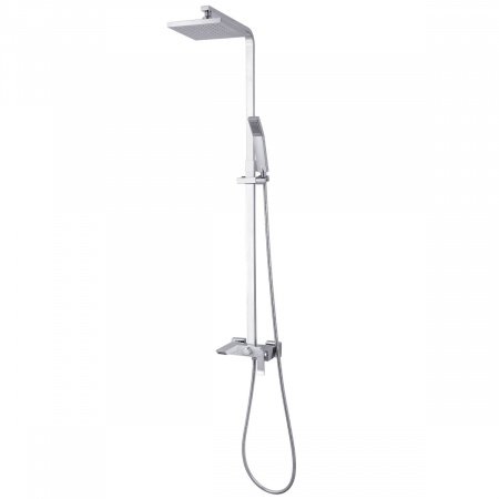 Душевая стойка Lemark Contest LM5862CW хром/белый