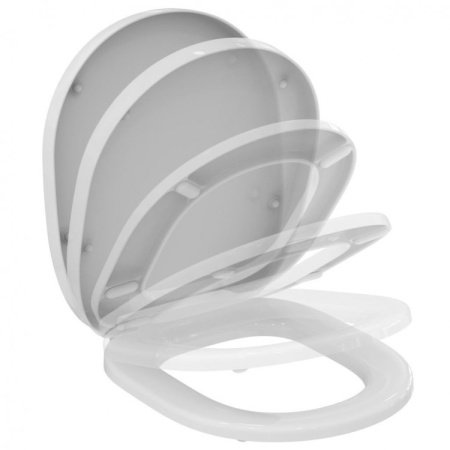 Пневматический промо-набор 4 в 1 Ideal Standard с унитазом E047901 CONNECT AquaBlade®, с сидением и крышкой E772401, с инсталляцией PROSYS 120 P и пневматической панелью смыва OLEAS™ P1