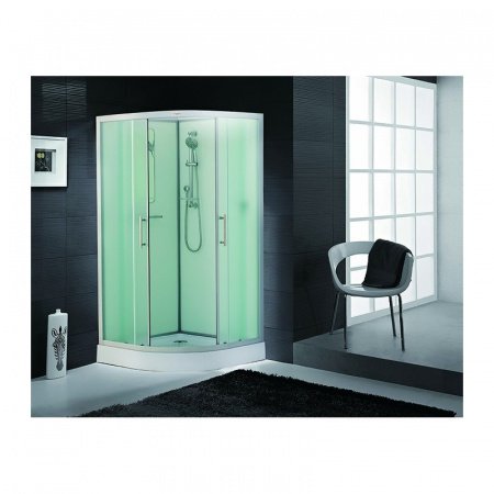 Душевая кабина Esbano ESKB90C 90x90x210см, профиль хром матовый, стекло рифленое