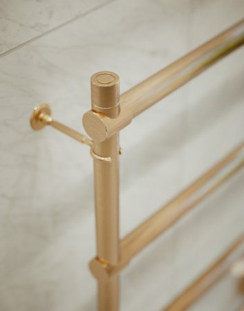 Полотенцесушитель водяной Margaroli Sole 4424704OBN 72х53 бронза