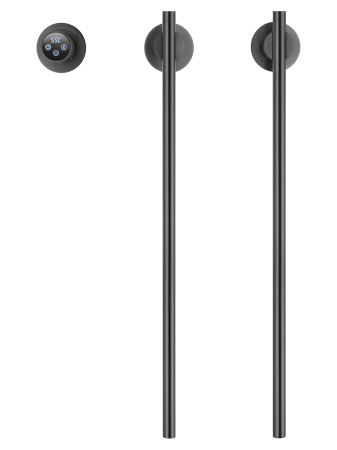 Полотенцесушитель электрический встраиваемый WONZON & WOGHAND DORTMUND, Темный графит (WW-A362-GM)