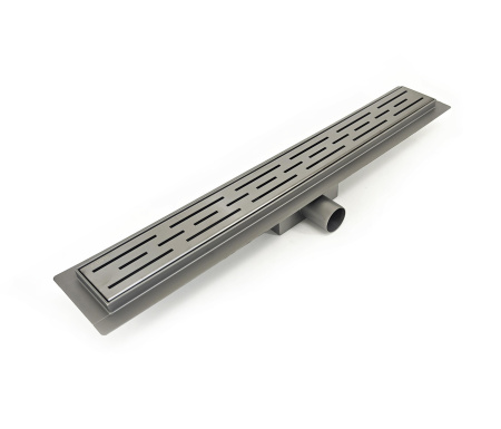 Желоб линейный ESBANO META M-RAIN-60GM 80см оружейная сталь