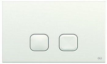 Кнопка смыва для унитазов OLI PLAIN 70826 белый
