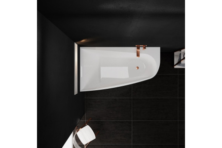 Ванна акриловая левосторонняя Vayer BOOMERANG Гл000010190, 180x100