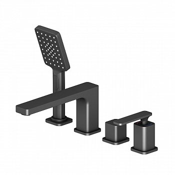 Смеситель для ванны с душем Timo Torne 4330/03Y черный матовый