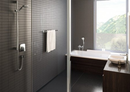 Душевой гарнитур Hansgrohe Croma Select E 26590400 Хром Белый
