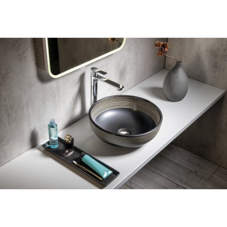 Раковина накладная 40,5см SAPHO PRIORI PI025 черный