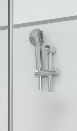 Душевая кабина Grossman GR172QR 80x120x205 профиль хром, стекло прозрачное/матовое