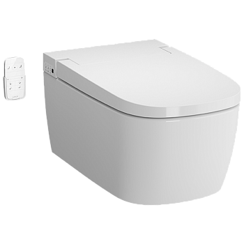 Унитаз подвесной безободковый Vitra V-Care Basic 5674B003-6193 с сиденьем микролифт