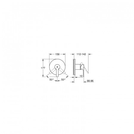 Смеситель для душа Grohe Lineare 24063DC1 суперсталь