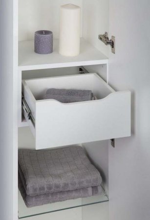 Шкаф пенал Iddis Custo 36 R Белый