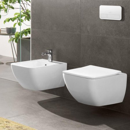 Крышка-сиденье Villeroy & Boch Venticello 9M79 S101 с микролифтом, петли хром