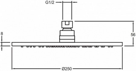 Встраиваемая душевая система Jacob Delafon Modulo E30758-CP хром