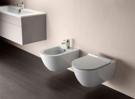 Унитаз GSI Pura 55 881211 белый глянцевый