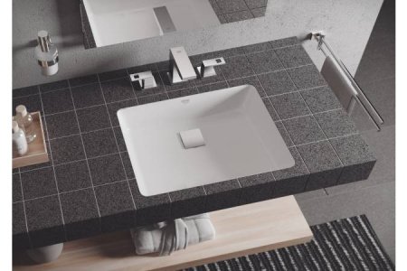 Раковина встраиваемая снизу 50см Grohe Cube Ceramic 3948000H белый