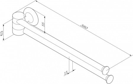 Держатель для полотенец AM PM Like A8032600 Хром