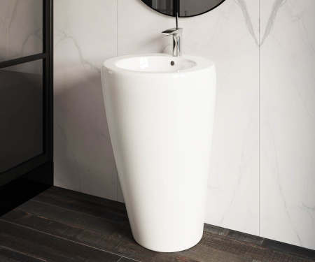 Раковина напольная 55см Ceramica Nova 850 CN1807 белый