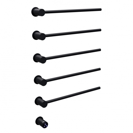 Полотенцесушитель электрический ABBER Charme AH4005MB черный матовый