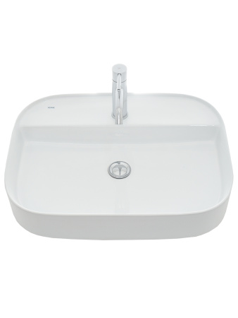 Раковина накладная 61см AQUAme AQM5003 белый