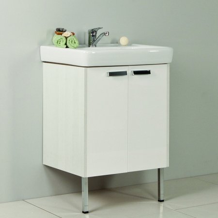 Тумба для комплекта Акватон Йорк 60 белый/выбеленное дерево