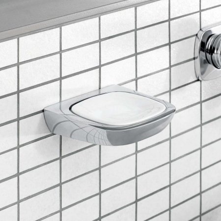 Мыльница Kludi Ambienta 5398505 Белый Хром