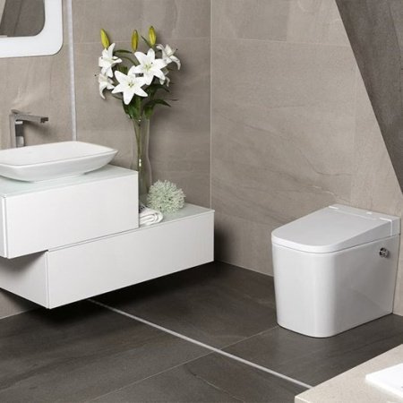 Унитаз приставной безободковый Lemark SATOFSHFS2 белый