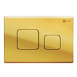 Клавиша смыва Point Афина PN44041G для инсталляции, золото